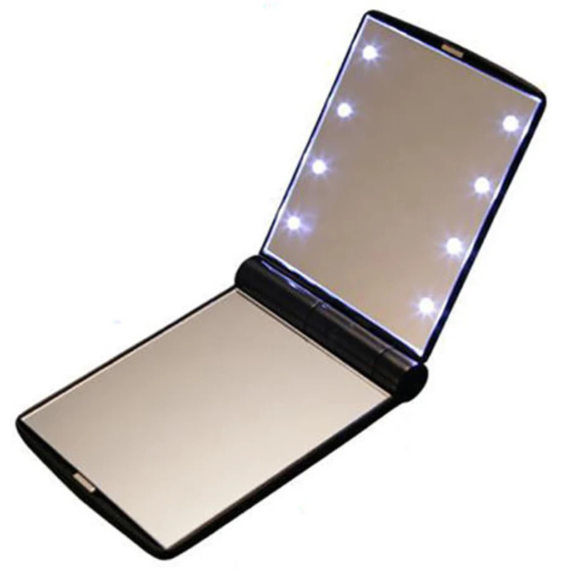 Folding Make Up Mirrors with LED Lights