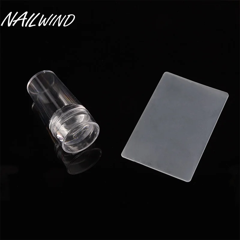 NAILWIND цветок DIY полировка штамповка прозрачный силиконовый дизайн ногтей