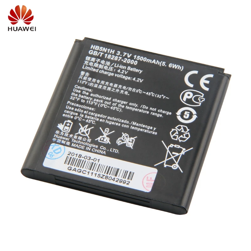 Huawei HB5N1H телефон Батарея для huawei G300 G302D G305T G330 C8812 C8825D U8815 U8818 T8828 T8830 U8681 Батарея 1500 мА-ч