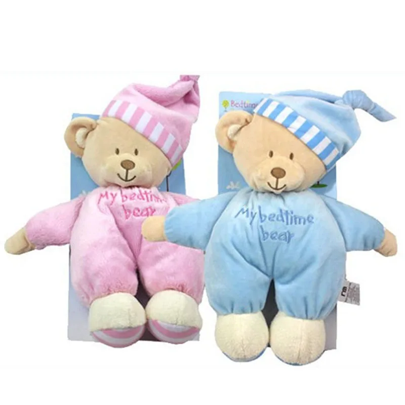 2016 NEW Sleeping Bear with Tags and CE 32CM Length Cute Lovely Baby Soft font b