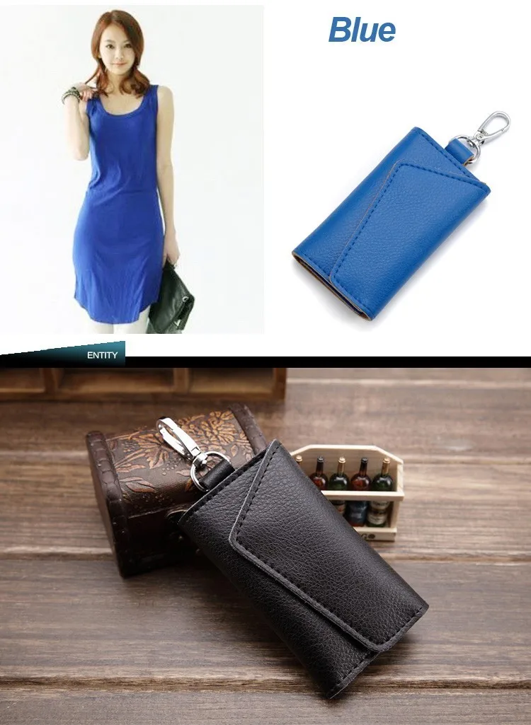 Yufang высокое качество, натуральная кожа, женская сумка для ключей, многофункциональный кошелек для ключей, деловой стиль, держатель для ключей, женская сумка