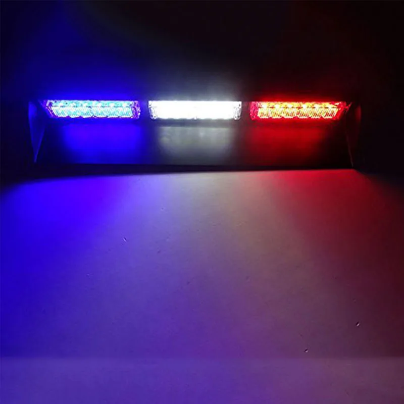 18 LED 12V Car Windshield Police Emergency Light Strobe Flash Safety