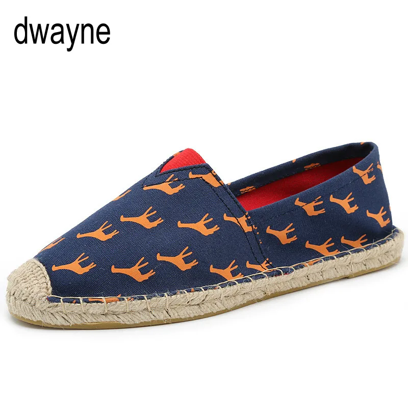 

2019 New Summer Linen Breathable Casual Flats Shoes mens Espadrilles Loafers Fashion Boy Canvas Shoes Fisherman hjm85