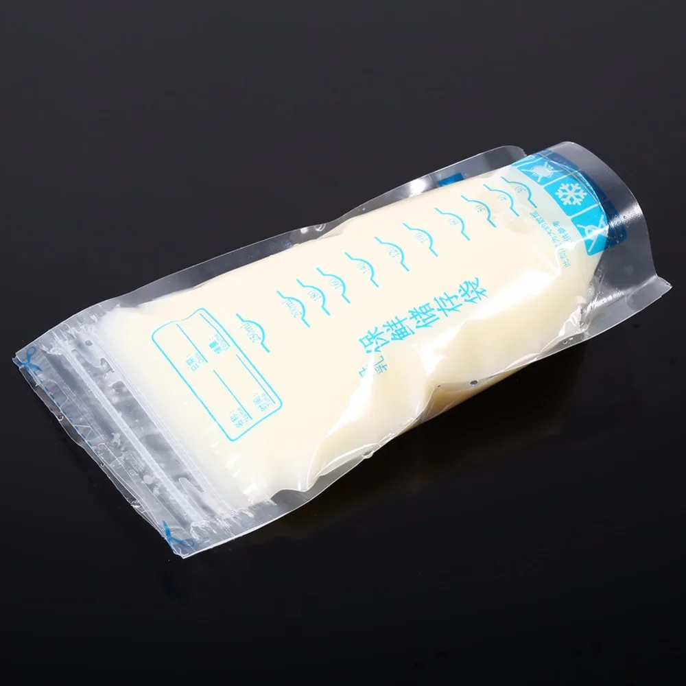 30 шт./упак. пакет для хранения грудного молока 250 мл младенца кормление грудью молоко напечатанные таможней многоразовые молока жидкости Еда Детская без