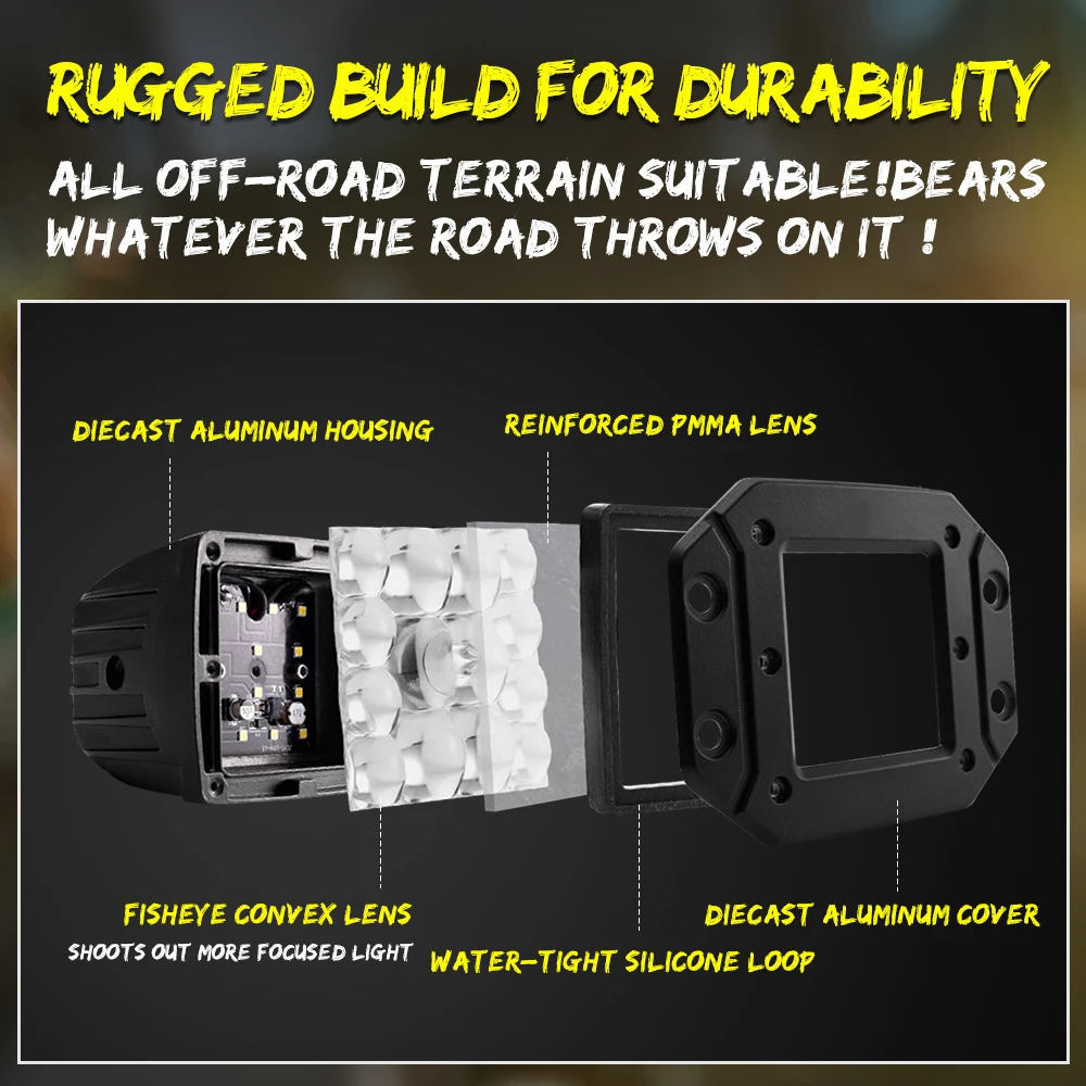 CO LIGHT 5 дюймов 28 Вт светодиодный световой бар 9D ближний свет Foglight фонарь для 4x4 УАЗ