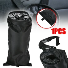 Автомобильная моющаяся мусор мусорная корзина переносная сумка для мусора на заднем сиденье автомобиля подголовник держатель корзины для мусора аксессуары для чистки интерьера