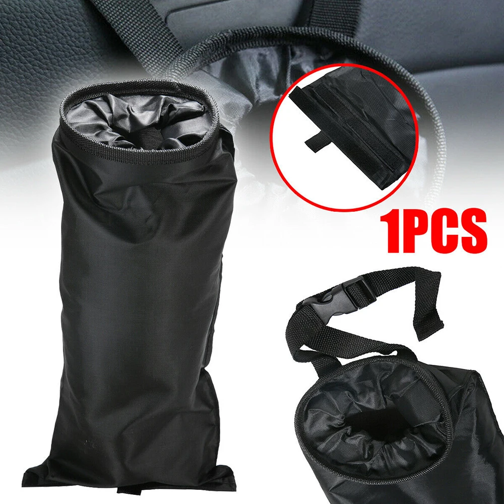 

2019 Car Washable Garbage Trash Bin Portable Car Seat Back Trash Bag Headrest Wastebasket Holder Interior Cleaning Accessories