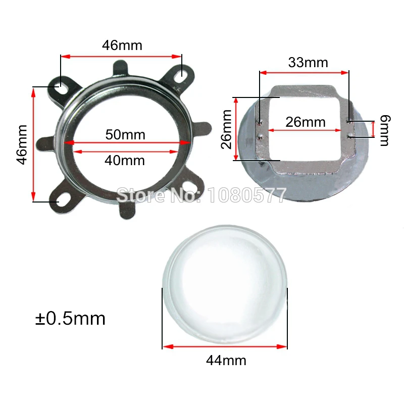 20-100W led lens 15