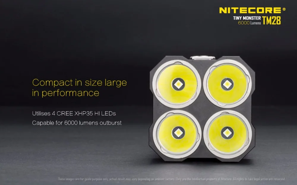 Baterias + Suporte 655m + 4*18650 Alta Lanterna Nitecore 4 * Cree Xhp35 hi Max.6000lm Feixe Distância 3100mah Nhm10 Luz Tm28 2 cree xhp35 hi max.6000lm feixe distância 655m