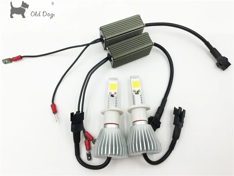 2 шт. H1 комплект светодиодных ламп Conversion Kit Тюнинг автомобилей с микросхемой Cree 25w