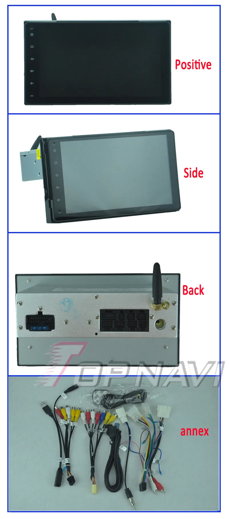 2 Din Android 7.1 For Toyota Sienna 2013