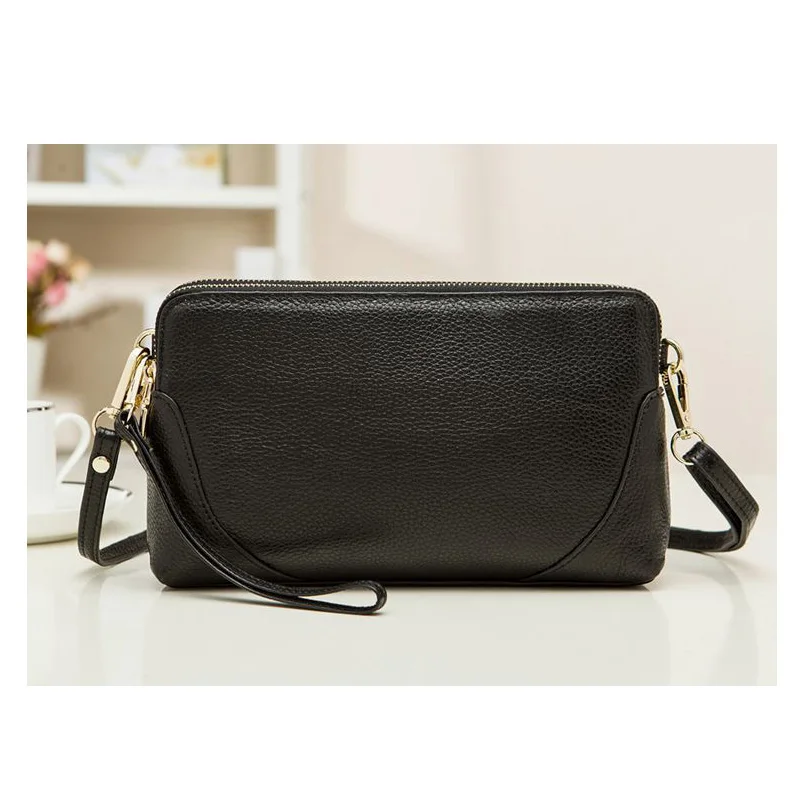 

High Quality women small shoulder bag famous hot Women Clutch bag genuine leather day clutch female brand women bag