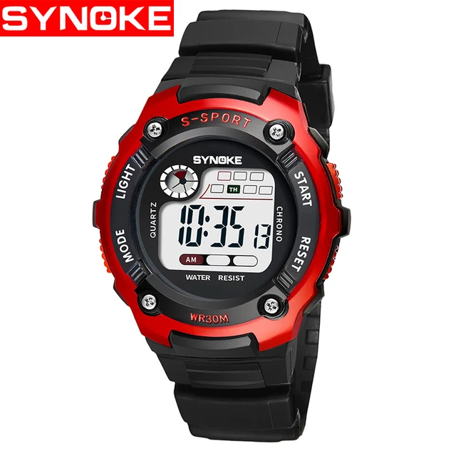 SYNOKE NEW Digital Children Watch Electronic Child Sport Wrist Watch Digital-wat SYNOKE NEW Digital Children Watch Electronic Child Sport Wrist Watch Digital-wat