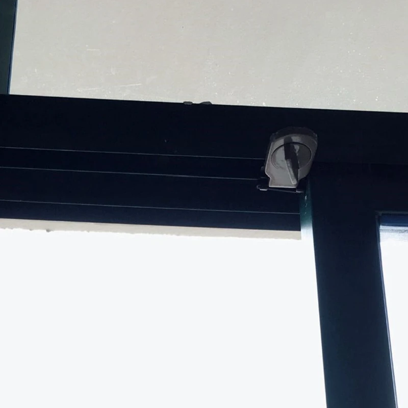 High Quality Iron Adjustable Security Lock Window Sliding Sash Stopper Door Children Security Lock 2