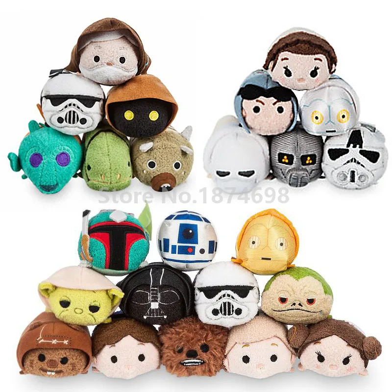 

Tsum Tsum Mini Plush Star Wars Jabba the Hutt Luke Yoda Darth Vader BB-8 Princess Leia Chewbacca Han Solo C-3PO Jabba The Hutt