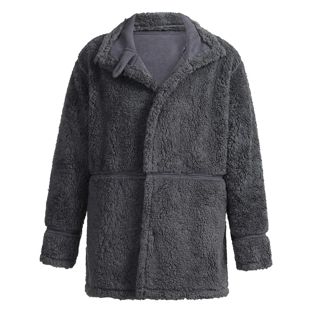 2018 Winter Jacket men Parkas Sheepskin Jacket Warm Wool