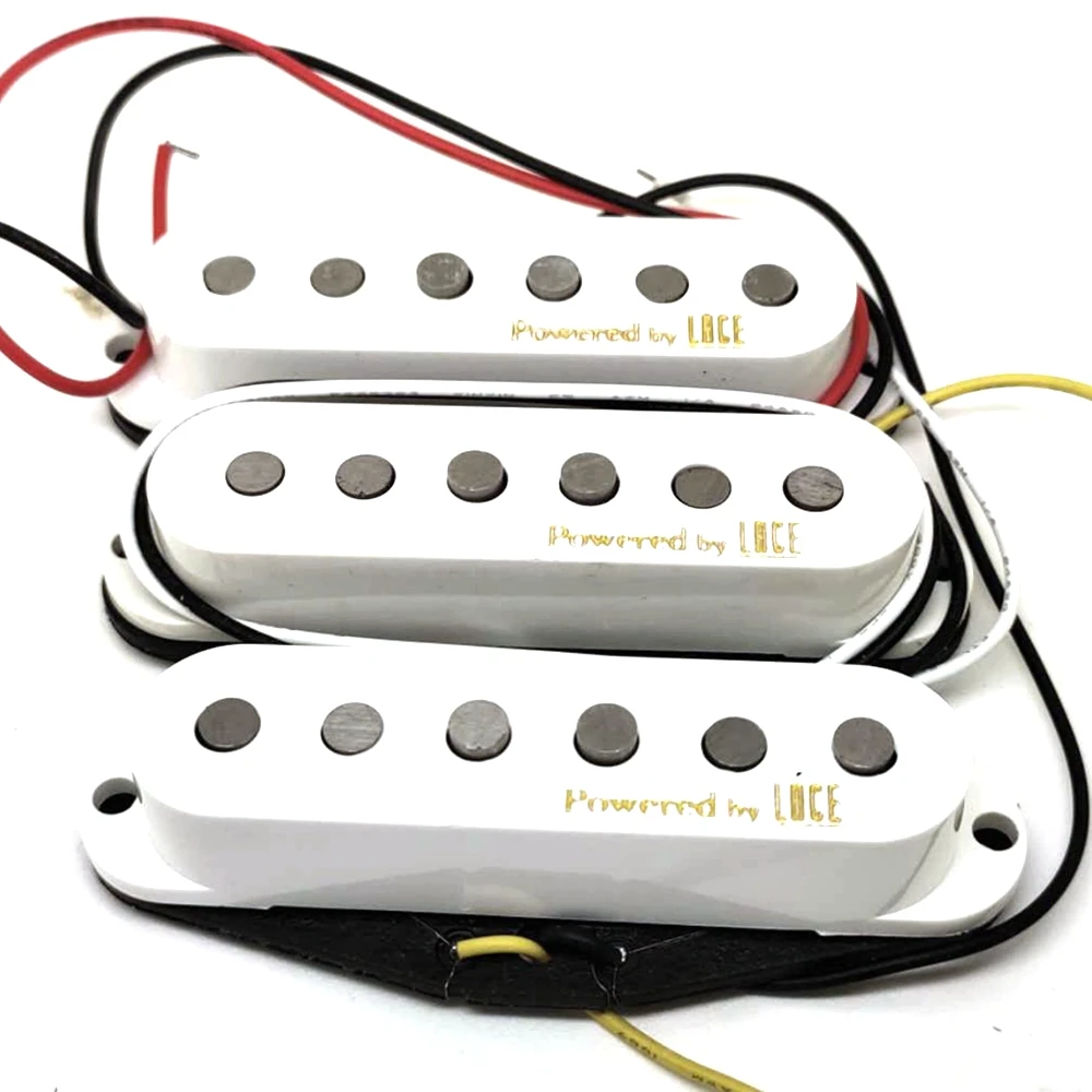 1Set 3Pcs Lace Guitar Pickup Single Coil Pickups For ST Style SSS Electric  Guitar Replacement White