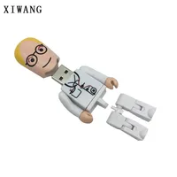 128gb 64gb זיכרון USB דוקטור כונן פלאש USB Cartoon רובוט רפואי 2.0 כונן עט 16GB pendrive 8GB 4GB 32GB 64GB 128GB אחות משלוח חינם (5)