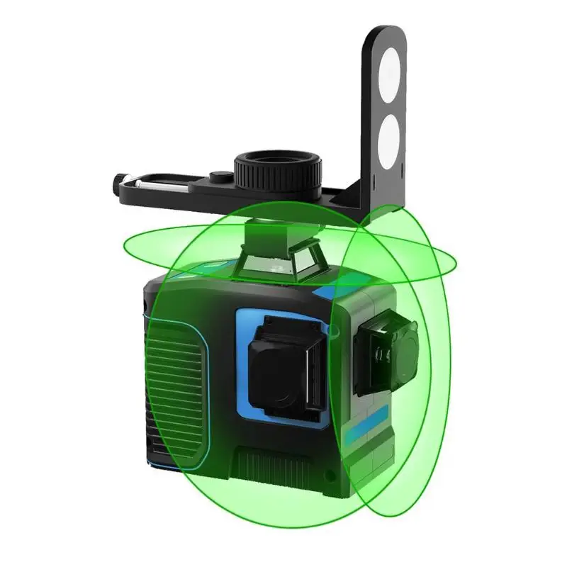 2D/3D зеленый лазерный луч Горизонтальная и вертикальная/поперечных лазер для выравнивания прибор для измерения уровня