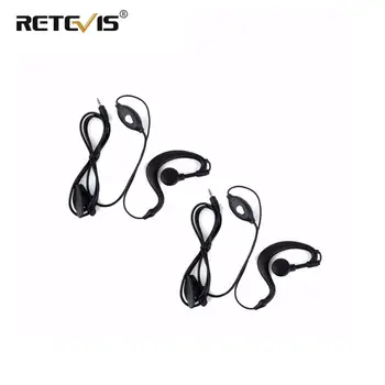 

2pcs Kids Radio Earpiece 1-Pin PTT MIC Headphone For Retevis RT388 RT628 RT31 RT32 RT35 Mini Walkie Talkie Accessories J9109A