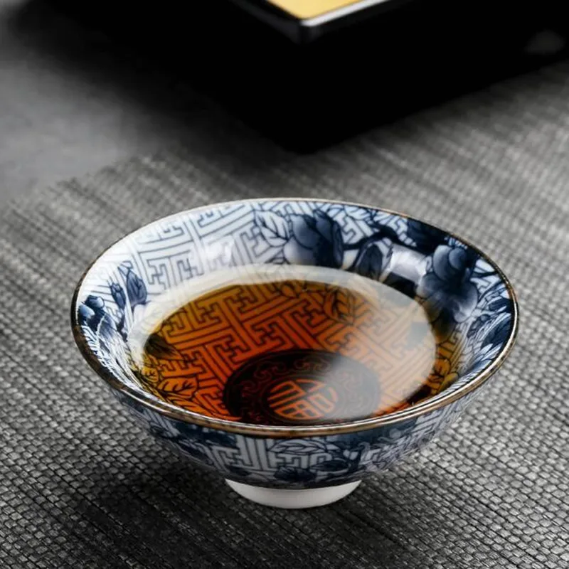1 шт. керамическая чашка простая кунг-фу маленькая чайная чашка Бытовая чаша для питья около 60 мл WSHYUFEI