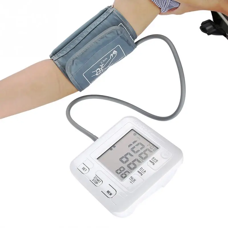 

Intelligent Arm Blood Pressure Monitor Sphygmomanometer Tonometer Digital Upper Arm Rechargeable Blood Pressure Measuring Tool