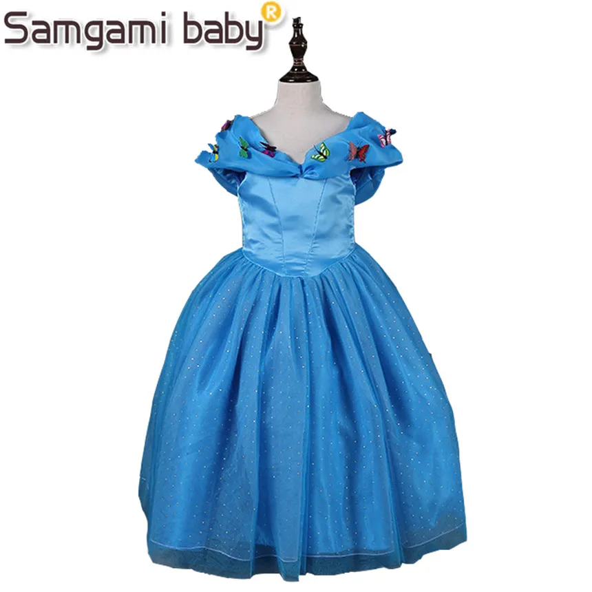 samgami baby europe and the united states fashion cinderella v collar butterfly blue princess samgami baby europe and the united states fashion cinderella v collar butterfly blue princess