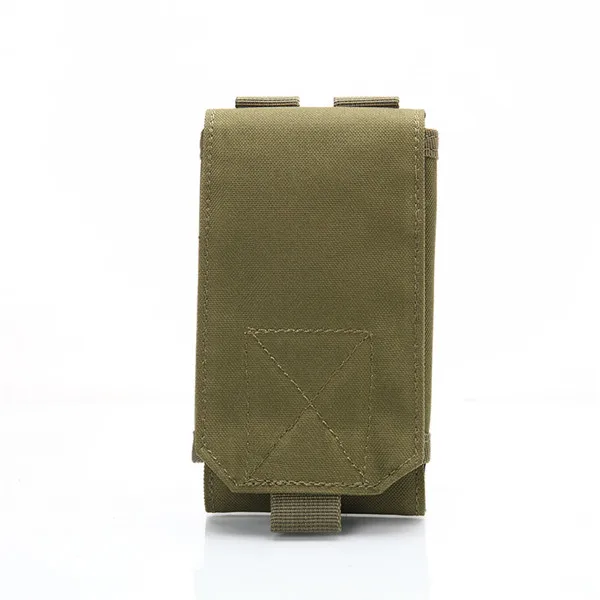 Тактическая Сумка для телефона на открытом воздухе, армейская камуфляжная сумка, сумка с петлей на липучке, 1000D нейлоновая Мобильная посылка W8 - Цвет: iphone7plusarmygreen