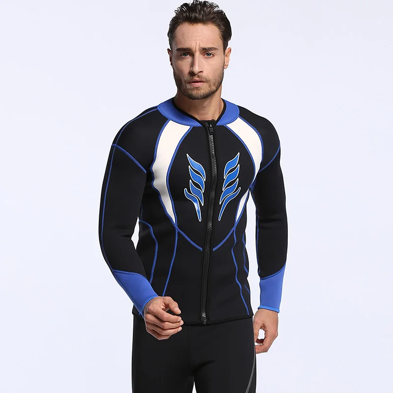 2017 Men's 3mm Neoprene Wetsuits Swimming Surfing Diving Jacket