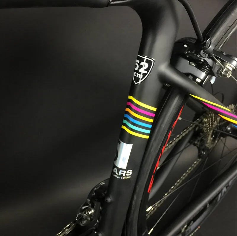 Best Rainbow lightweight Road carbon Bike frame UD Full carbon fiber frameset PF30/BB68/BB30 bicycle frame part can customized paint 2 Best Rainbow lightweight Road carbon Bike frame UD Full carbon fiber frameset PF30/BB68/BB30 bicycle frame part can customized paint 2