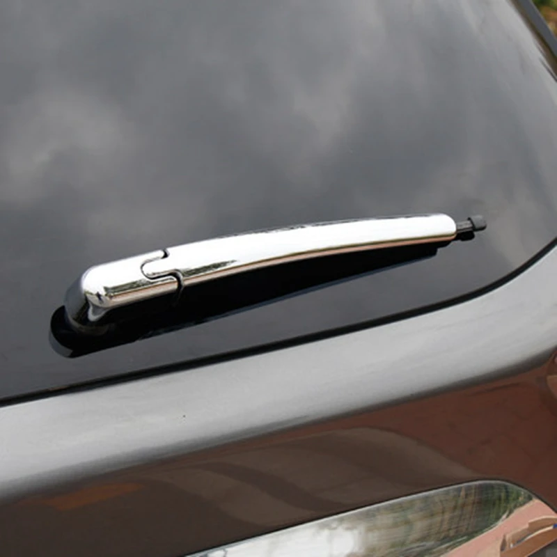 ABS Chrome Rear Window Wiper Cover Tail Windscreen Wipers Trims 2Pcs