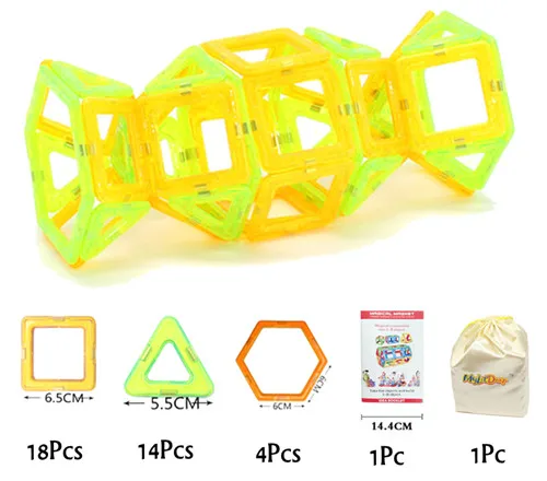 38 шт. Магнитный конструктор строительные блоки квадратный треугольник большой размер сахар многоцветный часть DIY Кирпичи Магнитный дизайнер для детей - Цвет: Бургундия