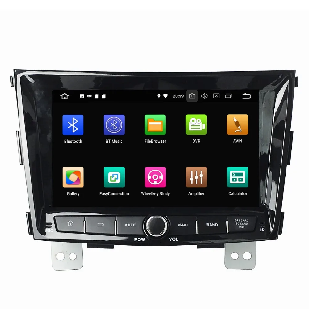Автомобильный DVD-плеер Aotsr Android 8 0 7 1 С GPS-навигацией для Ssangyong Tivolan 2014