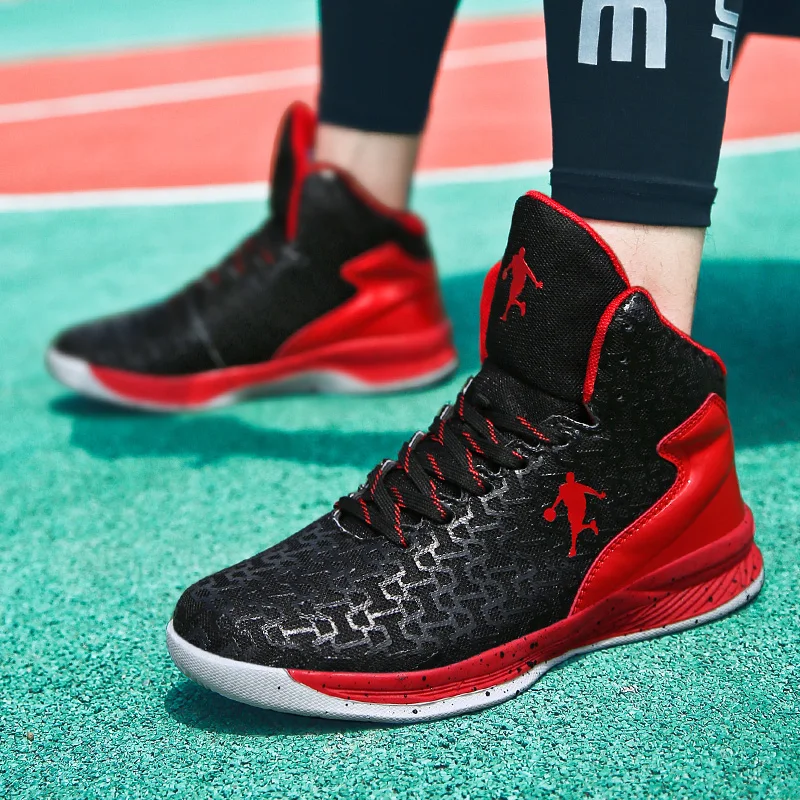 

Zapatos De Baloncesto 2019 Men High-top Casual Shoes Jordan Sneakers Men's Cushioning Anti-skid Breathable Outdoor Female Shoes