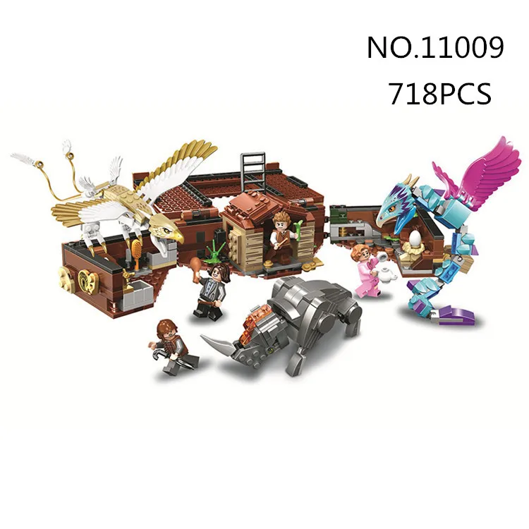 

bela 11009 718pcs Movie Harry series Newt's magic suitcase. Building Blocks bricks baby toys children chrismas gift