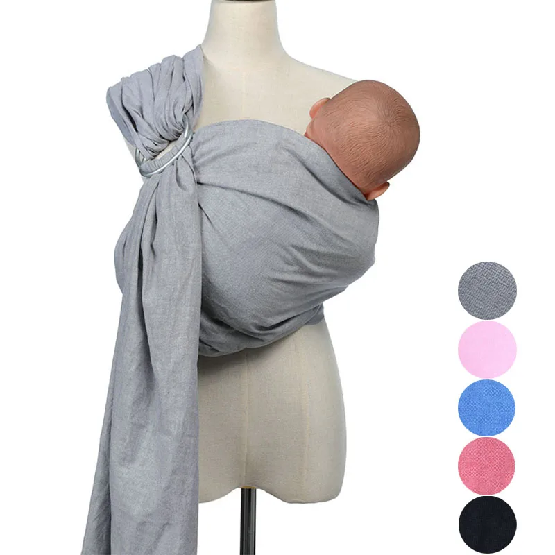 80% Line Fabric Breathable Baby Ring Sling Carrier Soft Baby Wrap For Newborns Best Shower Gift For Girls & Boys
