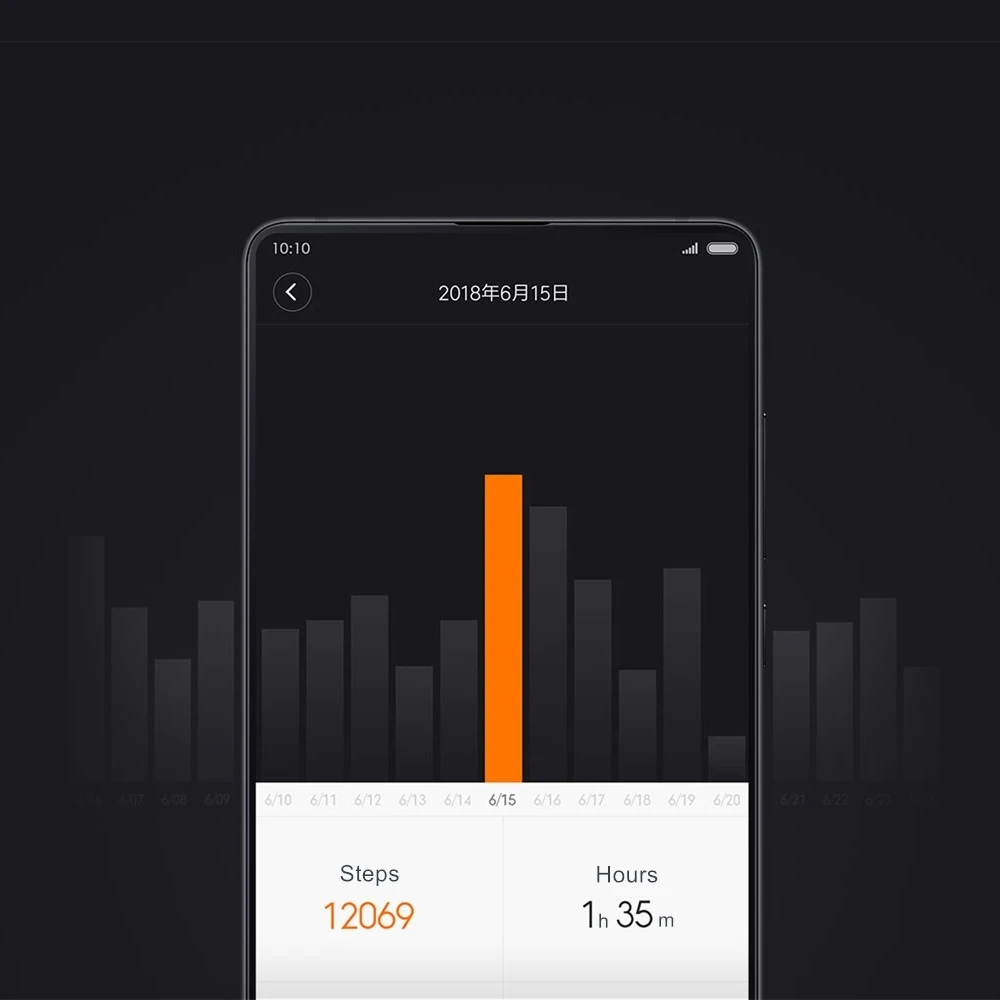  XIAOMI Mi Mijia QUARTZ Smart Watch Life Waterproof with Double Dials Alarm Sport Sensor Pedometer T