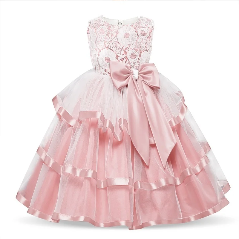 Flower Girl Dress For Wedding Baby Teenagers Children's Dresses Kids Party Wear Summer Clothes 4 6 810 Years Birthday | Детская