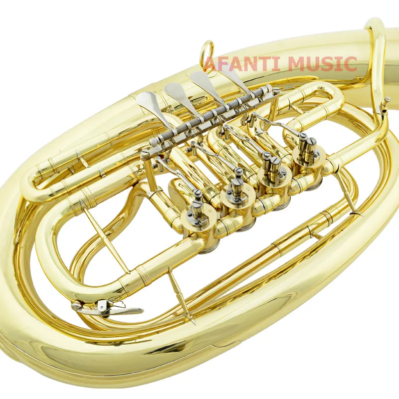 Afanti Music Bb tone / Yellow Brass / Gold Lacquer Baritone (BAR-105)
