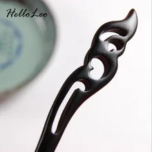 Ethnic Chinese Hand-carved Hair stick with natural fragrance Bob Handmade vintage Women jewelry Chinese Bob Gift for GF