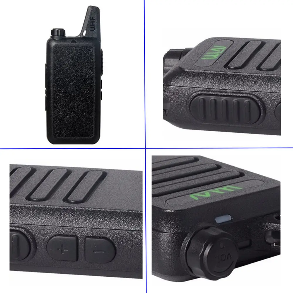 2 шт. WLN KD C1 Mini Ham двухсторонняя рация 5 Вт Дальний диапазон лучше чем BF 888S UHF FM
