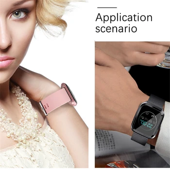 

Q3PLUS New color screen smart watch large screen display heart rate monitoring call reminder bracelet men and women Waterproof