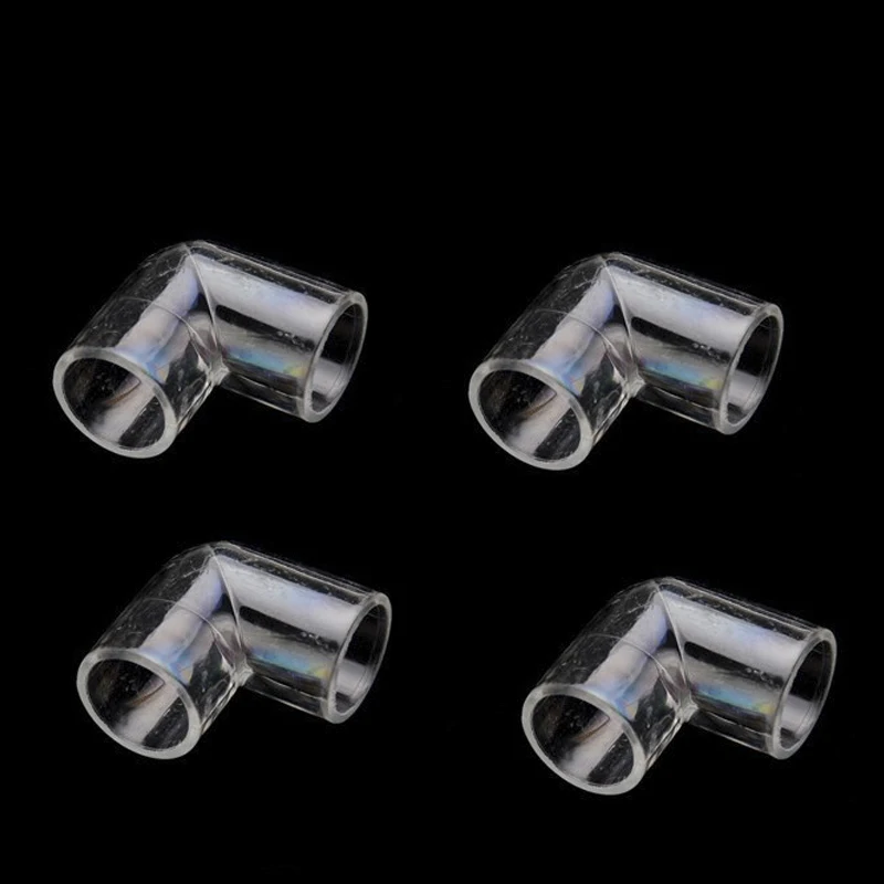 Acrylic Elbow Pipe Fittings Filters Accessories Aquarium Pipe 90