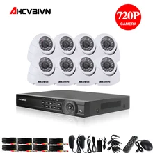 8CH CCTV система 1080 P HDMI выход камера видеонаблюдения комплект с 8 шт. 2000TVL 720 P домашняя CCTV камера системы безопасности