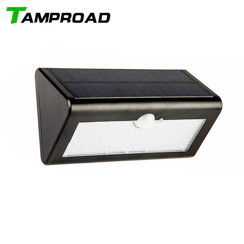 

TAMPROAD Outdoor Lighting 38 LED Solar Body Sensor Light Outdoor Wall Lamp Garden Integrated Street Light Waterproof Home Light