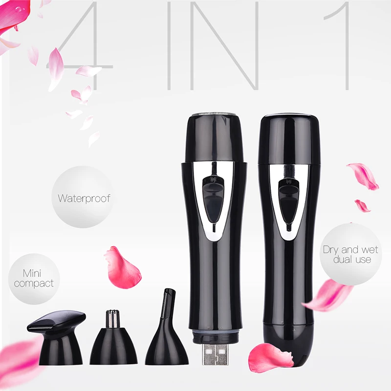 

CkeyiN Epilator Female Hair Removal Shaver Female Bikini Trimmer Women Hair Remover Trimmer Nose Hair Eyebrow Trimmer depilador