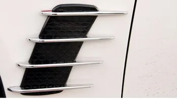 

2 Pieces Car Sticker shark gills outlet for Opel Mokka zafira b corsa d astra h g insignia vectra c b accessories