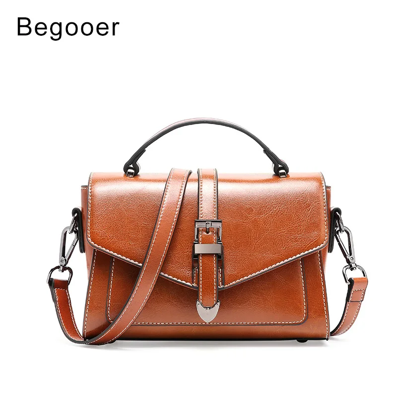 Genuine Leather Small Women Hand Bag Top-handle Bags Vintage Female Shoulder Messenger for Girls Handbag Totes | Багаж и сумки