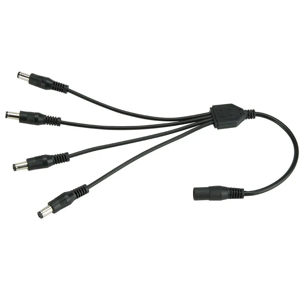  ZOSI DC 1 To 4 Power Splitter Cable BNC Connector Cable for CCTV Kit Security Cameras Video Surveil - 32482970385