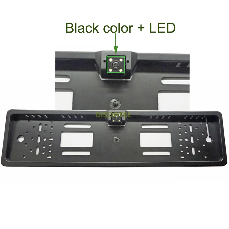 

wire wireless CCD LEDS HD Color EU European Car License rear view camera Plate Frame parking camera night vision waterproof